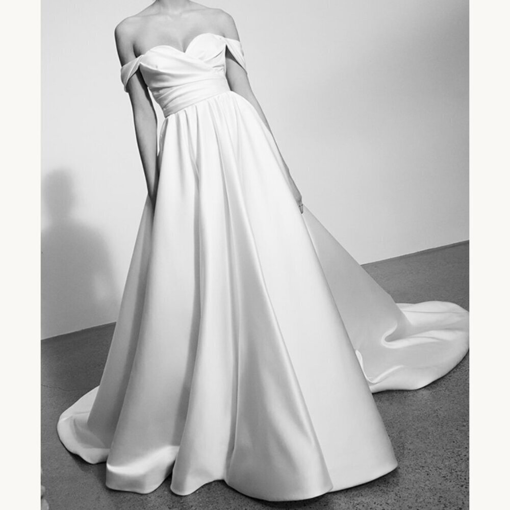 Alyne by Rita Vinieris Mackenzie Satin Wedding Dress